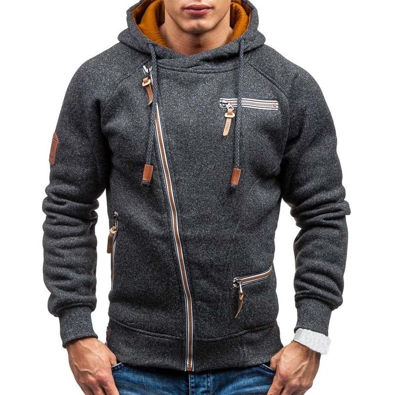 Primadon Hoodies Schwarz / XS Kajan | Bequemer Herren Hoodie aus Baumwollmix lässig