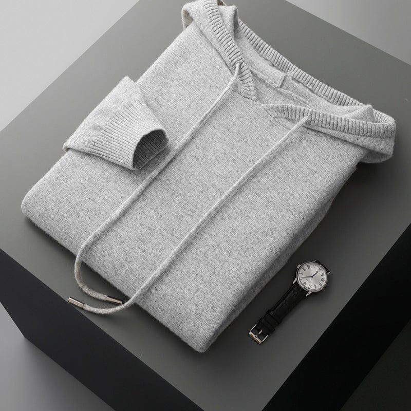 Primadon Hoodies Stefano | Atmungsaktiver Herren Hoodie aus Merinowolle warm