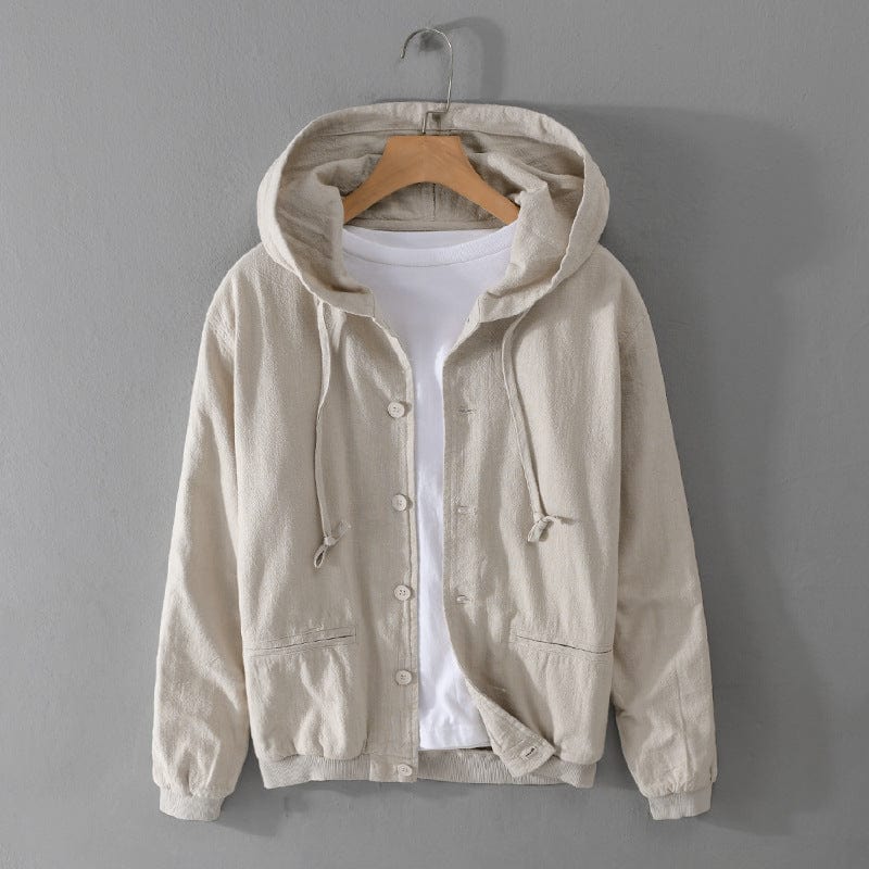 Primadon Hoodies & Sweatshirts Creme / XS Marco | Lässiger Kapuzenpullover für Herren Sommer