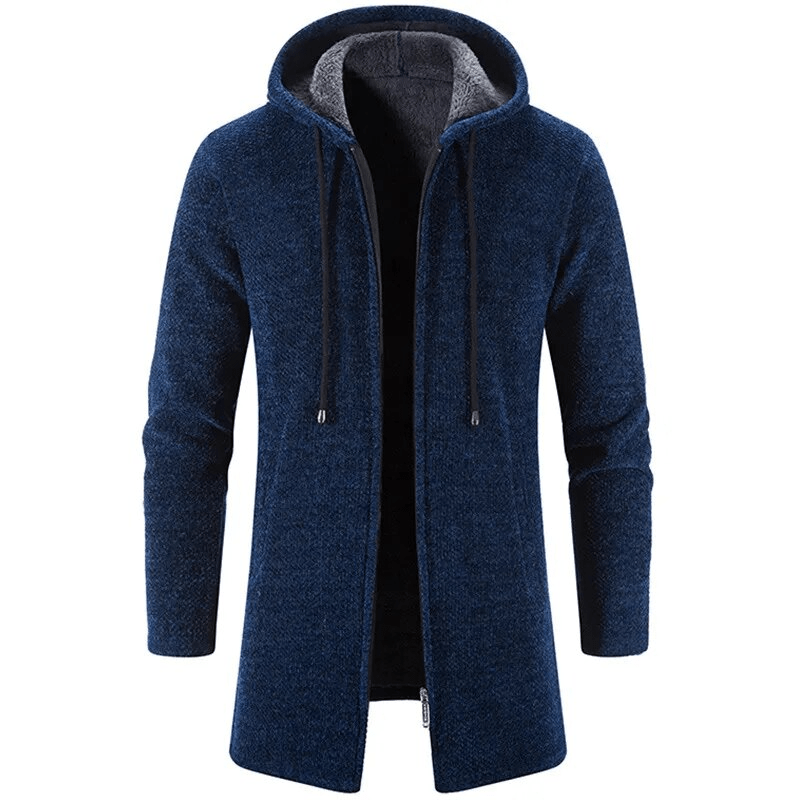 Primadon Hoodies & Sweatshirts Königsblau / S Emil | Bequemer Kapuzenpullover für Herren Fleece