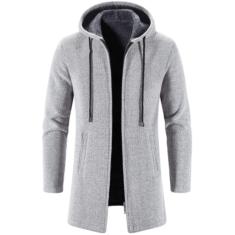 Primadon Hoodies & Sweatshirts Schiefergrau / S Emil | Bequemer Kapuzenpullover für Herren Fleece
