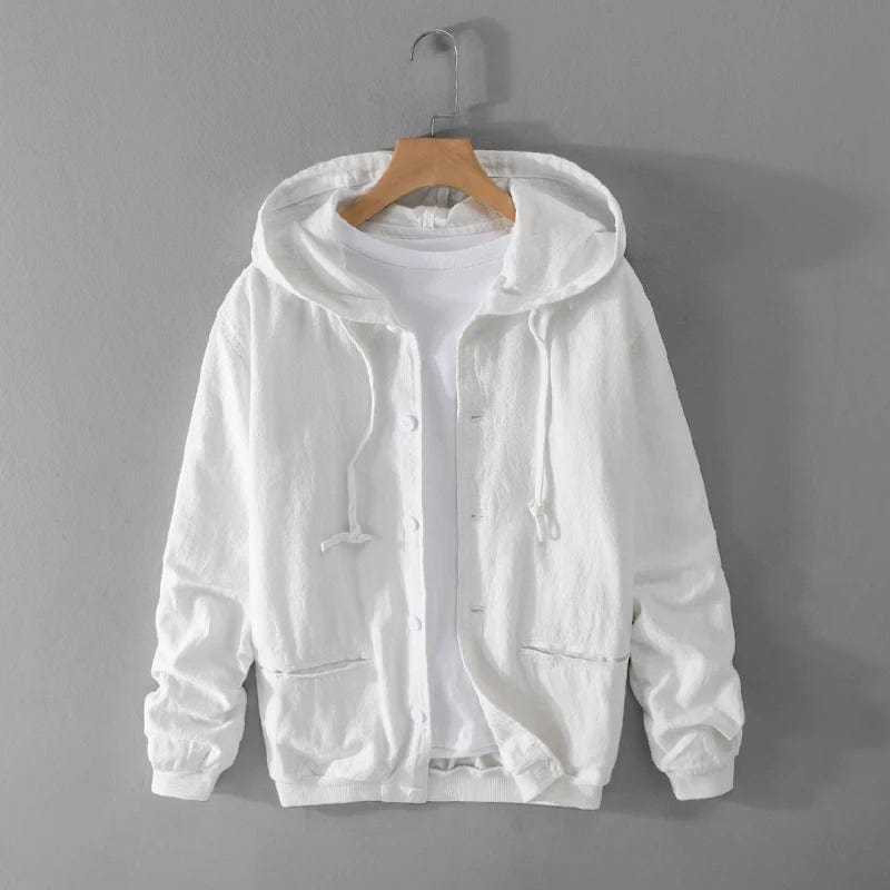 Primadon Hoodies & Sweatshirts Weiß / XS Massimo | Eleganter Kapuzenpullover für Herren Relaxed Fit