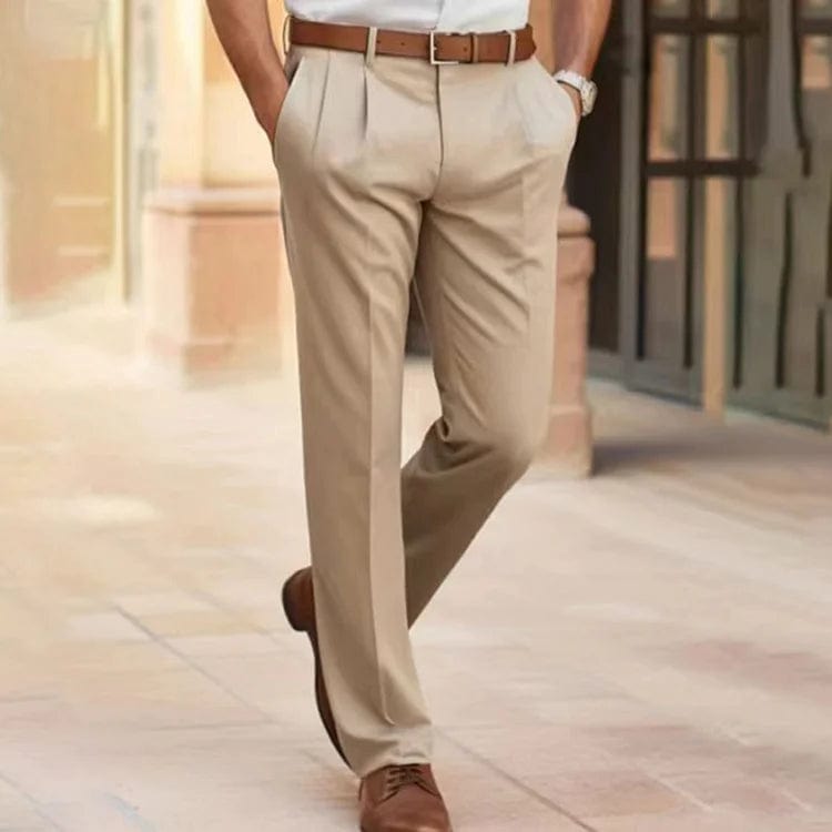 Primadon Hose Beige / S Levi | Elegante Business-Hose für Herren klassisch