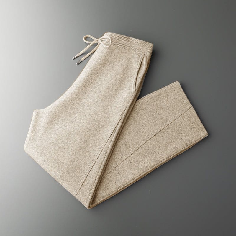 Primadon Hosen Beige / XS Mike | Weiche Merinowoll-Hose für Herren Relaxed Fit