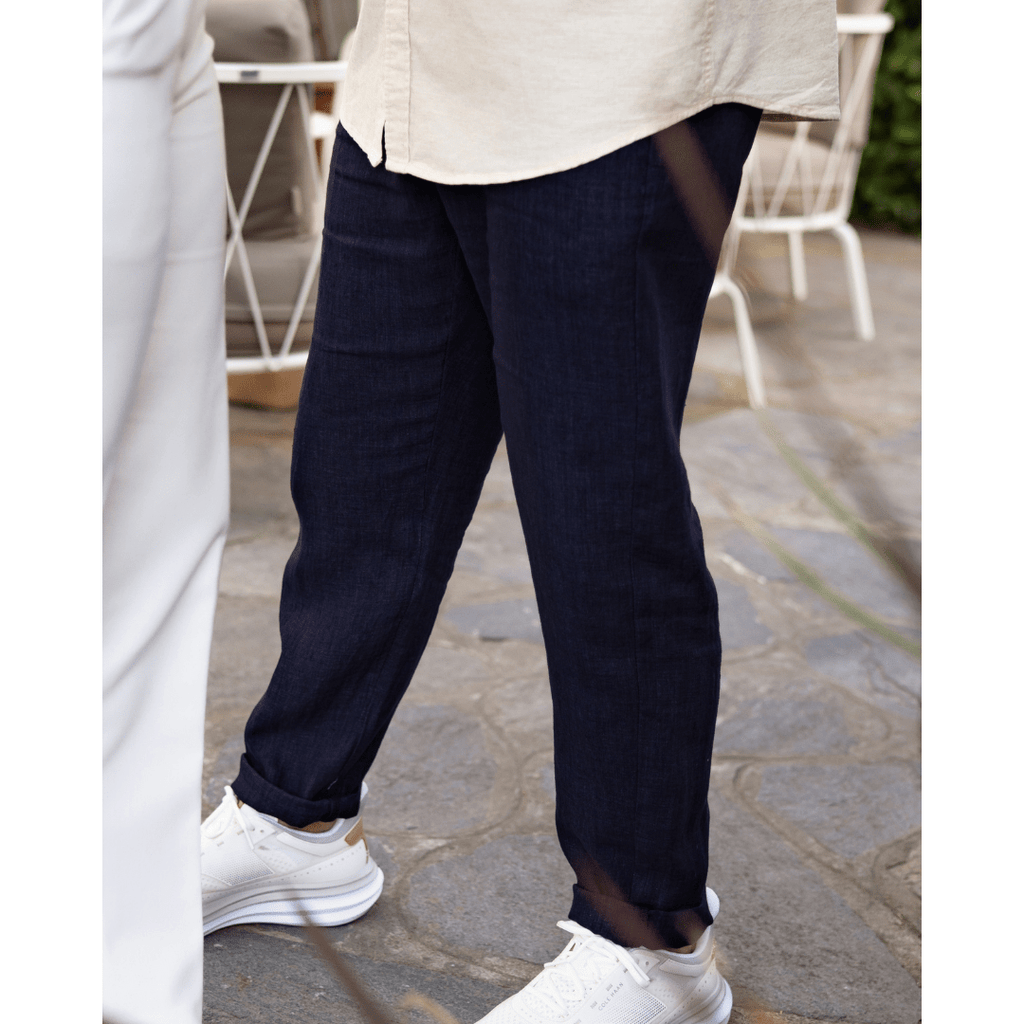 Primadon Hosen Christoph | Elegantes Leinen-Set für Damen Sommer