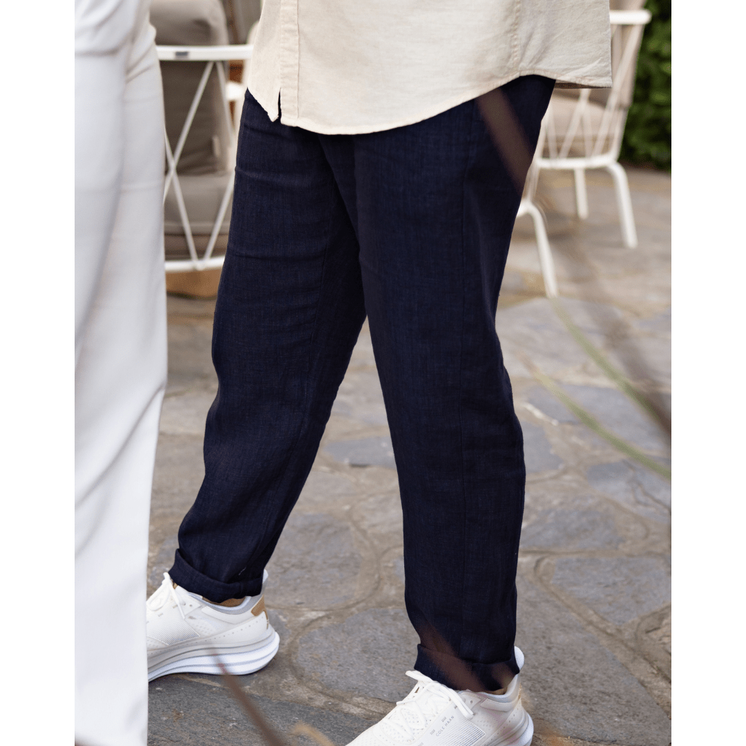Primadon Hosen Christoph | Elegantes Leinen-Set für Damen Sommer
