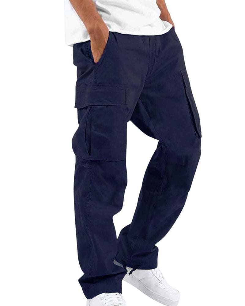 Primadon Hosen Dunkelblau / XS Jonas | Bequeme Cargo-Hose für Herren lässig Baumwollmix