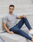 Primadon Hosen Kadett blau / XS Oskar | Elegante Anzughose Herren flexibel aus Stretchstoff