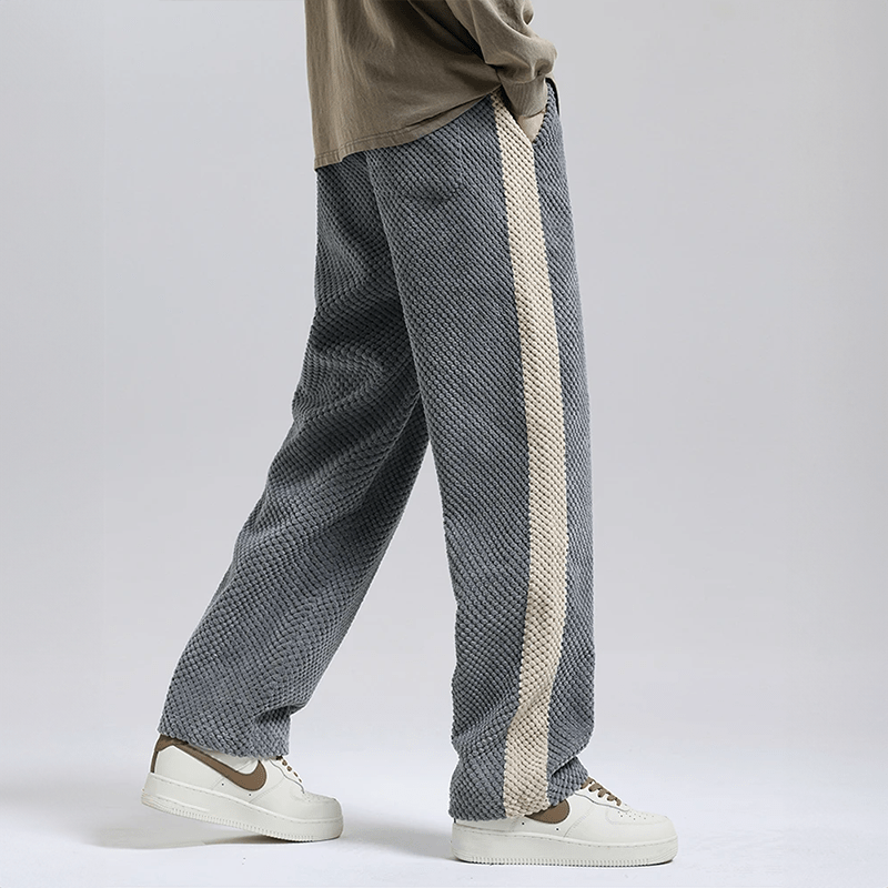 Primadon Hosen Oliver | Lässige Waffel-Kord-Jogginghose für Herren Sommer