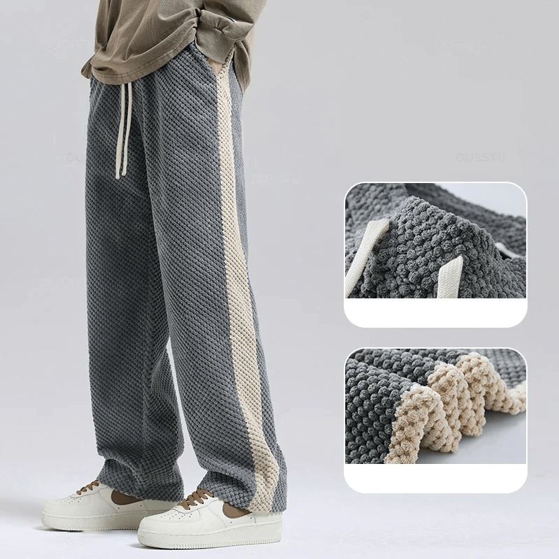 Primadon Hosen Oliver | Lässige Waffel-Kord-Jogginghose für Herren Sommer