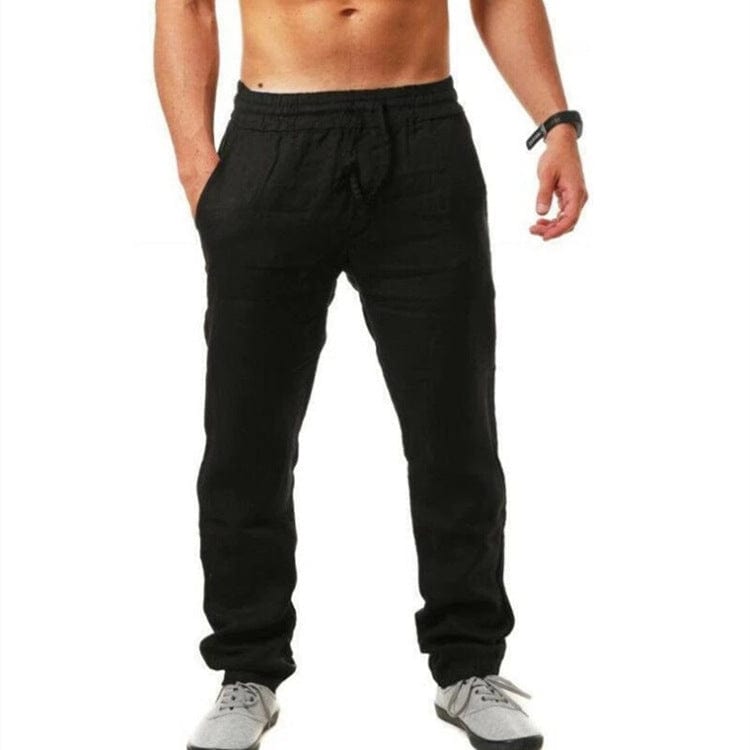 Primadon Hosen Schwarz / S Konstantin | Elegante Herrenhose aus atmungsaktivem Material Sommer