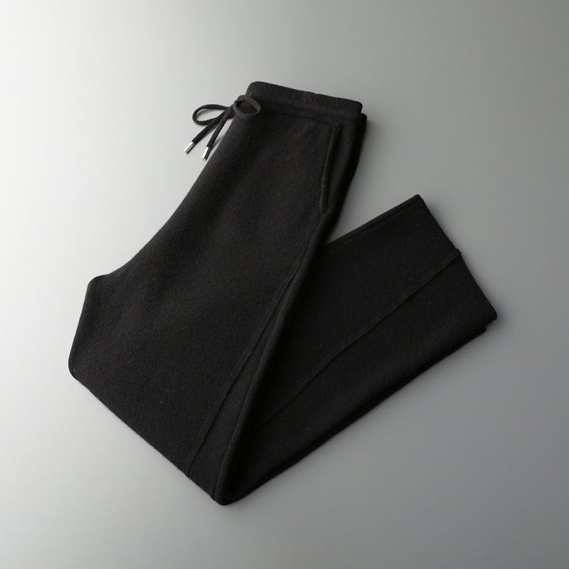 Primadon Hosen Schwarz / XS Mike | Weiche Merinowoll-Hose für Herren Relaxed Fit