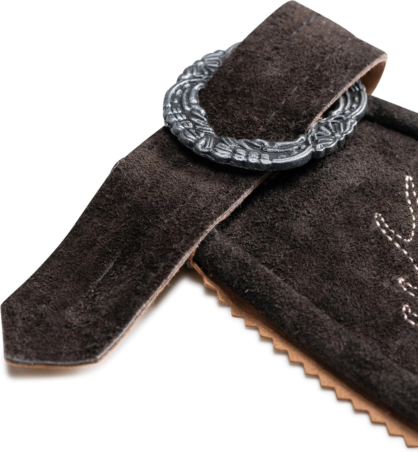 Primadon Hosenträger Default Anton | Elegante Hosenträger aus Leder für Herren Trachten