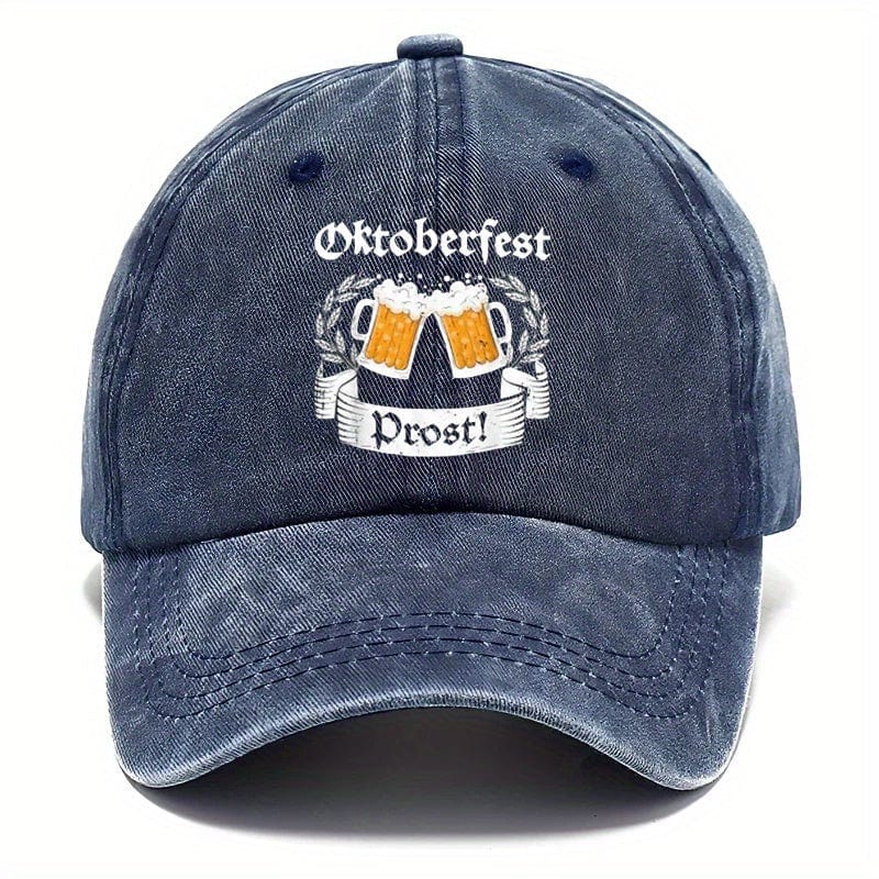 Primadon Hüte & Mützen Dunkelblau Prost | Vintage Baseballcap für Unisex Oktoberfest