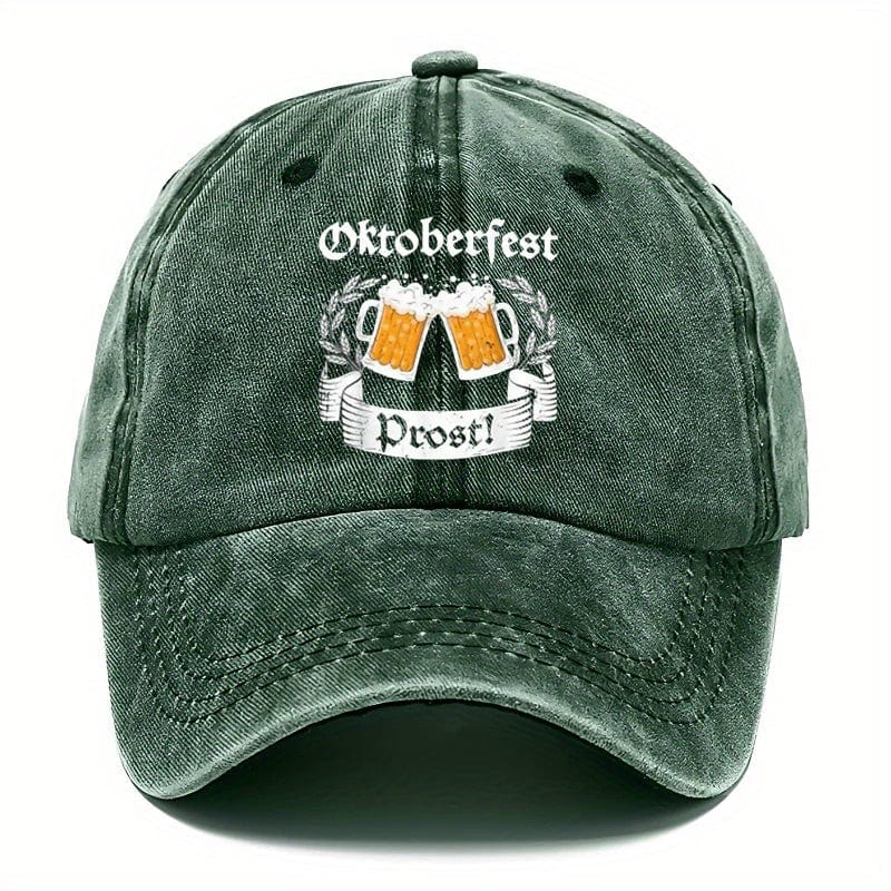 Primadon Hüte & Mützen Grün Prost | Vintage Baseballcap für Unisex Oktoberfest