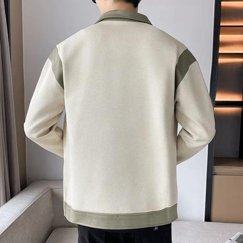 Primadon Jacken Alessandro | Modische Patchworkjacke für Herren leicht