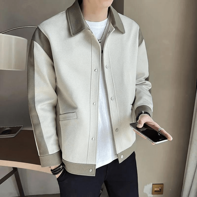 Primadon Jacken Alessandro | Modische Patchworkjacke für Herren leicht