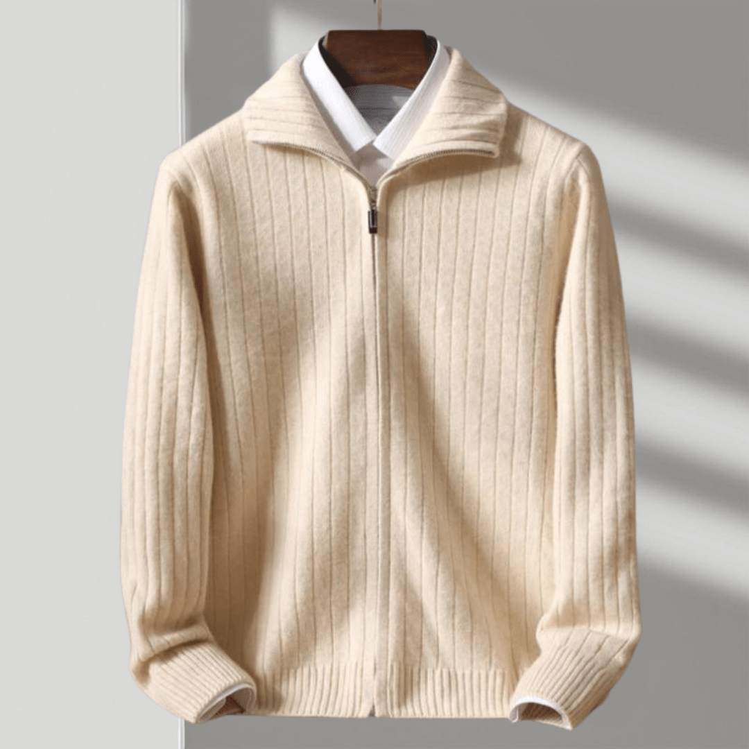 Primadon Jacken Beige / XS Lukas | Elegante Merino-Jacke für Herren atmungsaktiv