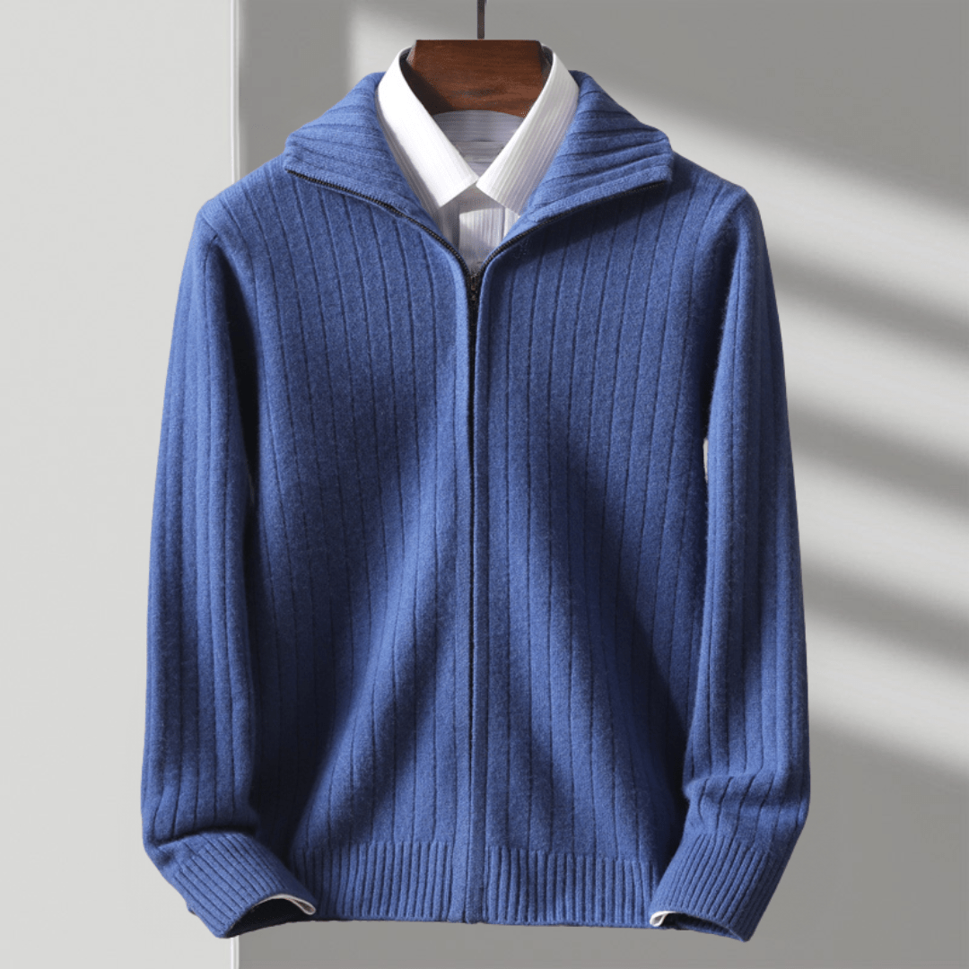 Primadon Jacken Blau / XS Lukas | Elegante Merino-Jacke für Herren atmungsaktiv
