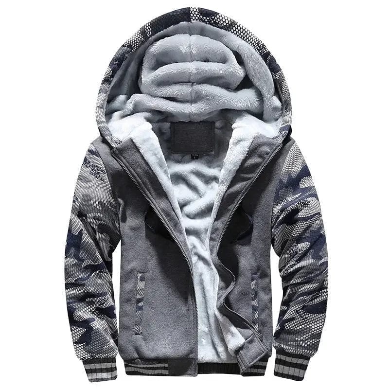 Primadon Jacken Dunkelgrau / M Leon | Funktionale Fleecejacke für Herren mit Kapuze