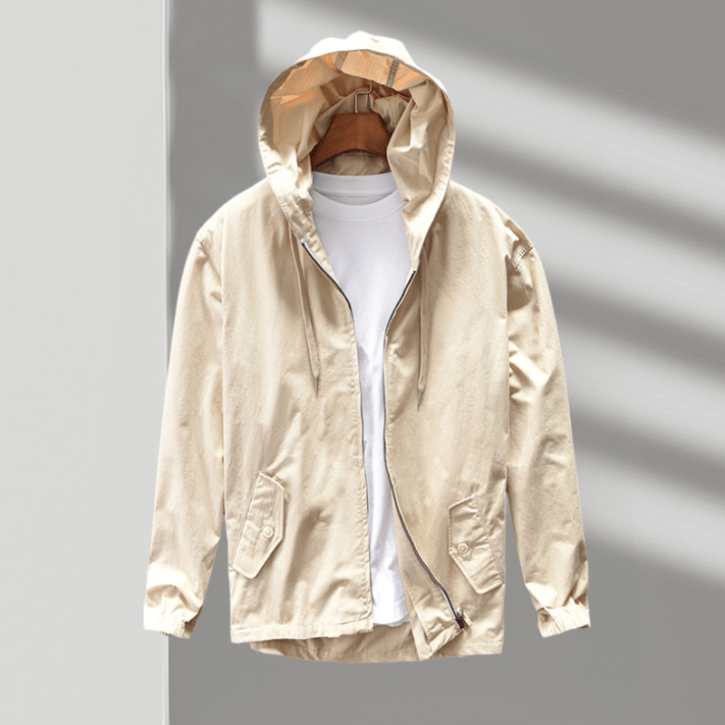 Primadon Jacken Fabio | Lässiger Baumwoll-Windbreaker für Herren Sommer