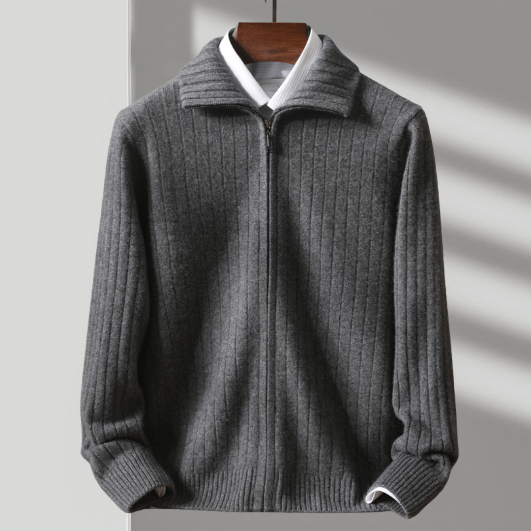 Primadon Jacken Grau / XS Lukas | Elegante Merino-Jacke für Herren atmungsaktiv