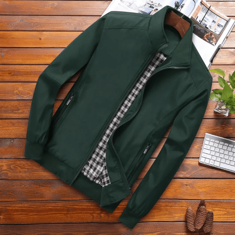 Primadon Jacken Grün / M Mario | Leichte Winddichte Sommerjacke für Herren Sommer