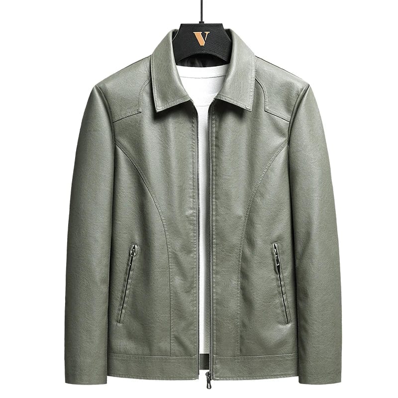Primadon Jacken Grün / XS Johannes | Klassische Lederjacke für Herren