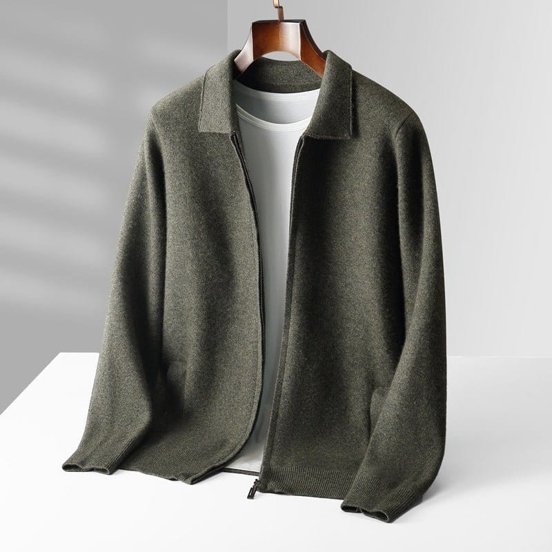 Primadon Jacken Grün / XS Marius | Elegante Merinowolljacke für Herren atmungsaktiv