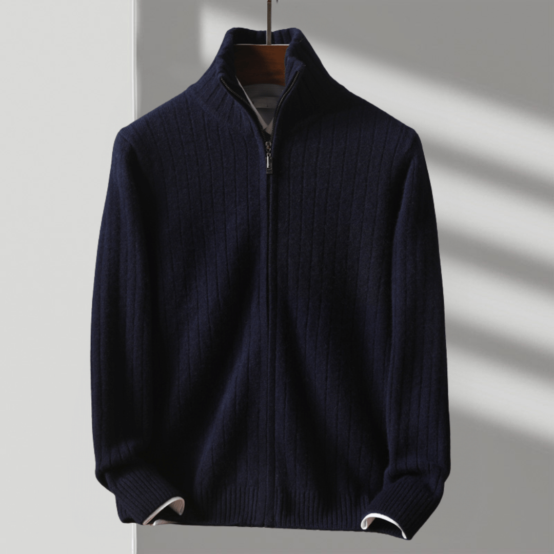 Primadon Jacken Marine / XS Lukas | Elegante Merino-Jacke für Herren atmungsaktiv