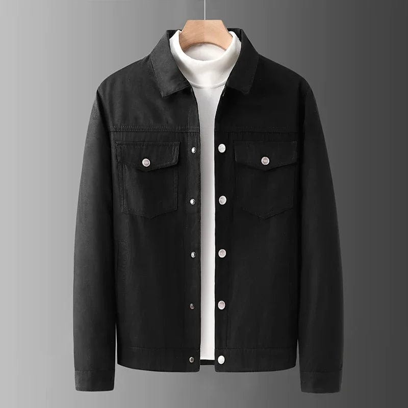 Primadon Jacken Schwarz / XS Jacob | Lässige Baumwolljacke für Herren leicht