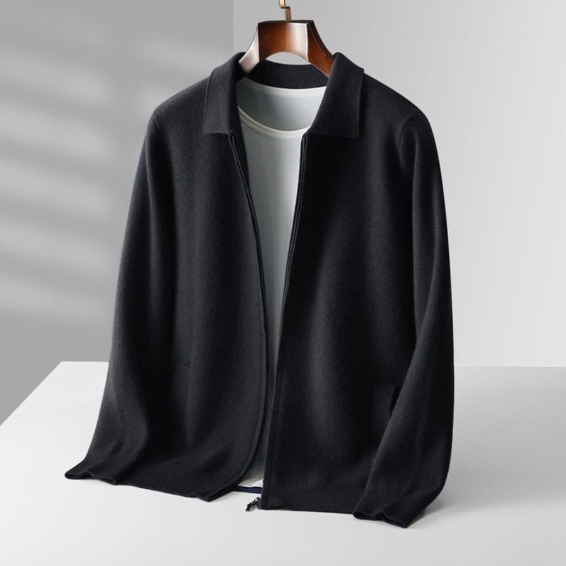 Primadon Jacken Schwarz / XS Marius | Elegante Merinowolljacke für Herren atmungsaktiv