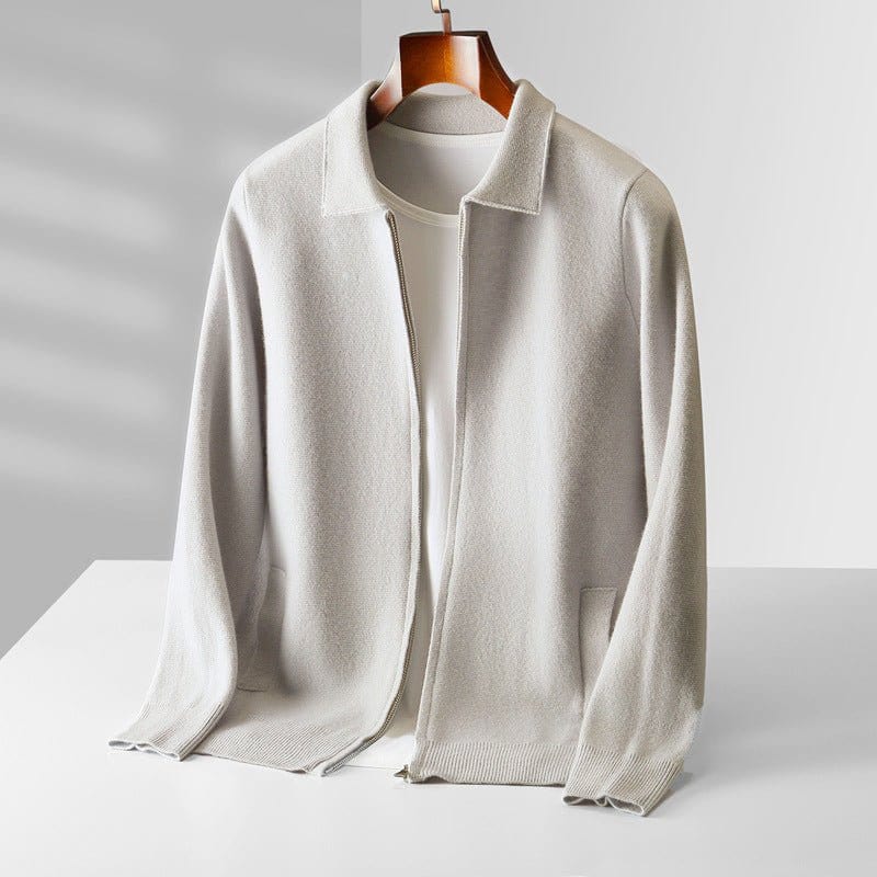 Primadon Jacken Weiß / XS Marius | Elegante Merinowolljacke für Herren atmungsaktiv