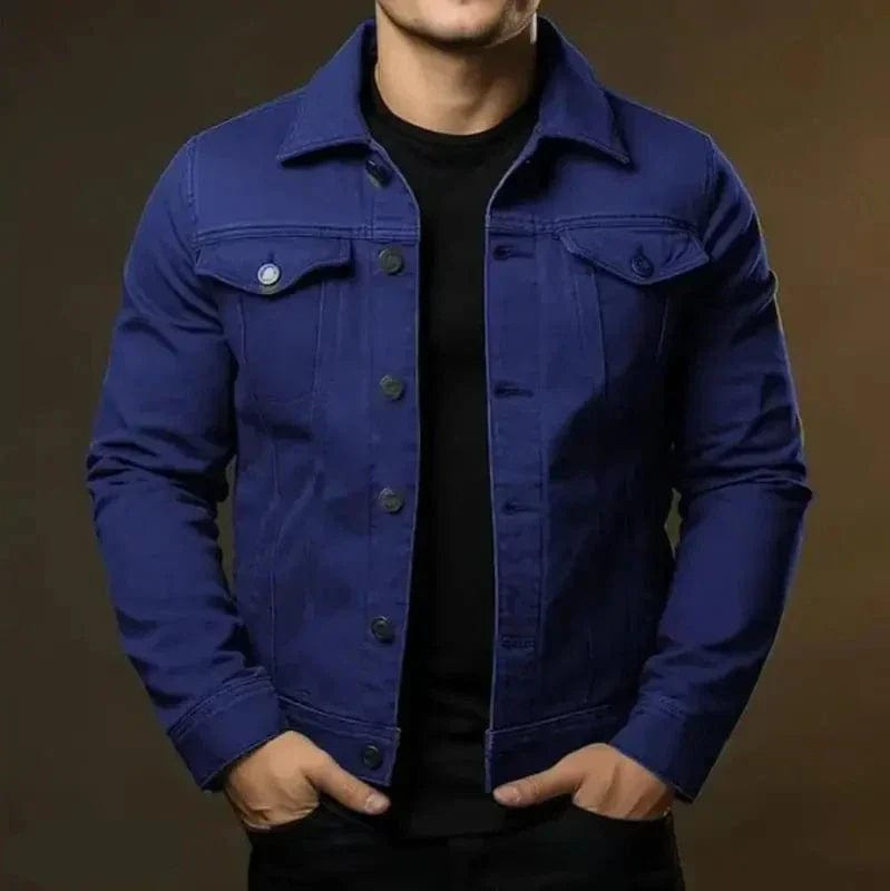 Primadon Jeansjacken Marineblau / XS Noah | Robuste Jeansjacke für Herren Schwarz aus Baumwolle
