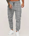 Primadon Jogginghosen Grau / S Anton | Elegante Jogginghose Herren bequem atmungsaktiv