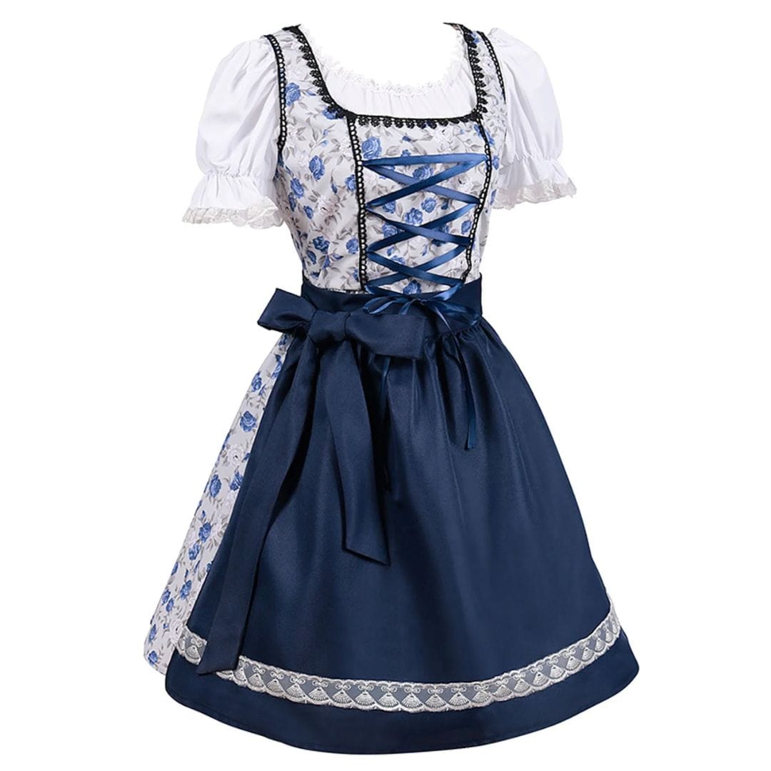 Primadon Kleider Arlene | Elegantes Dirndl für Damen Oktoberfest Baumwolle