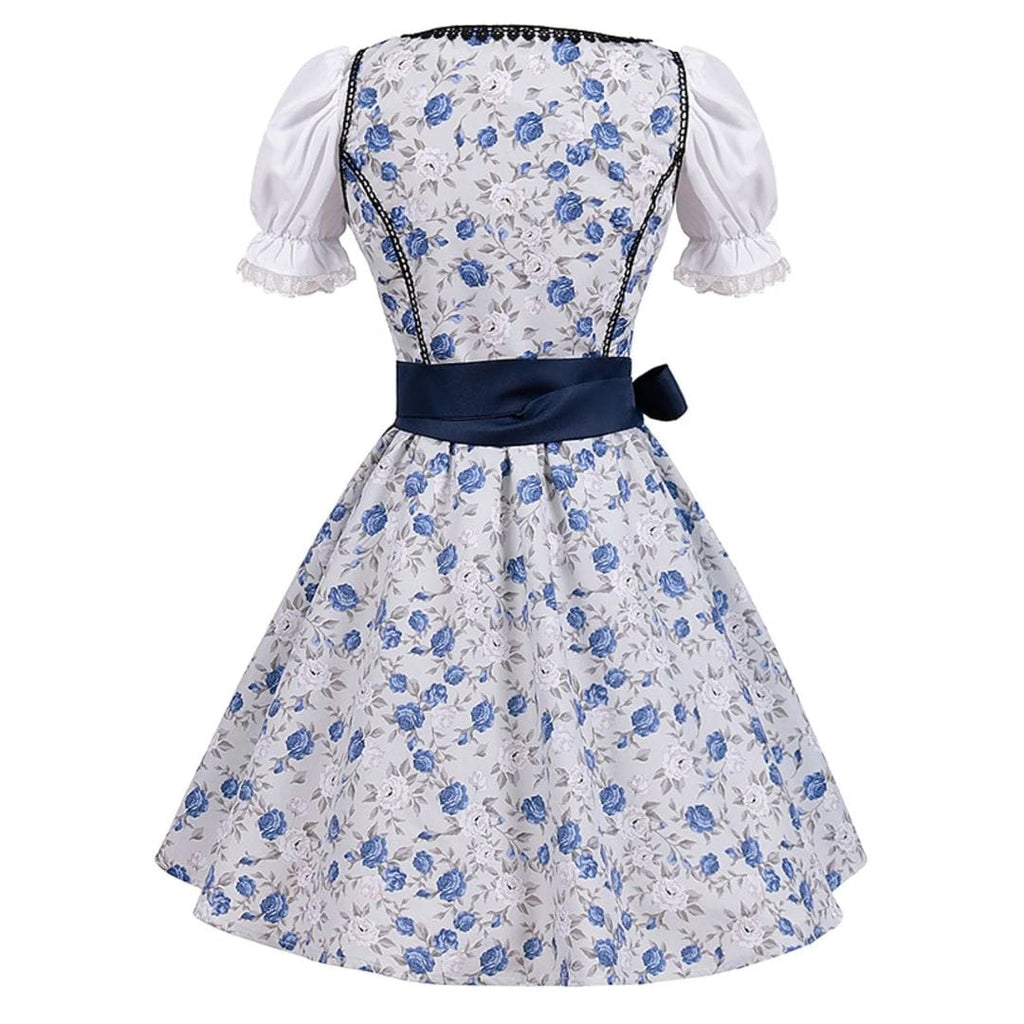 Primadon Kleider Arlene | Elegantes Dirndl für Damen Oktoberfest Baumwolle