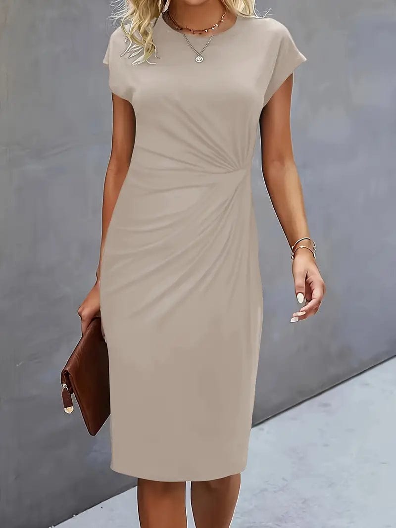 Primadon Kleider Beige / XS Elizabeth | Elegantes Festliches Kleid für Damen Hochzeitsgast