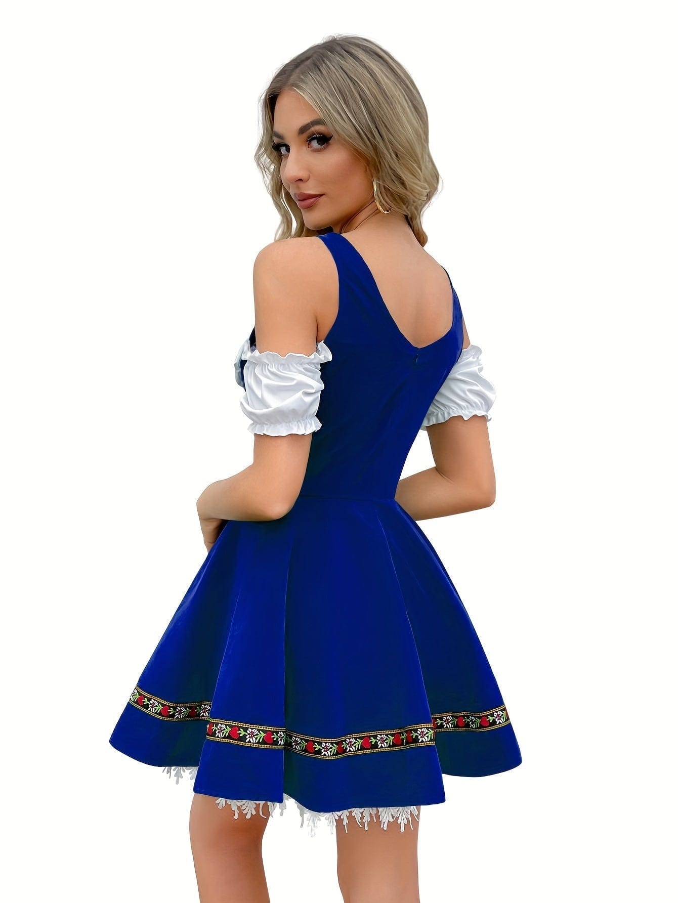 Primadon Kleider Clara | Elegantes Schulterfreies Dirndl Kleid für Damen