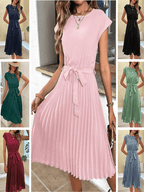 Primadon Kleider Élodie | luftiges Plisseekleid für Damen Sommer