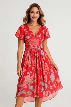 Primadon Kleider für Frauen Rosa / XS Noemi elegantes Wickelkleid für Damen atmungsaktiv