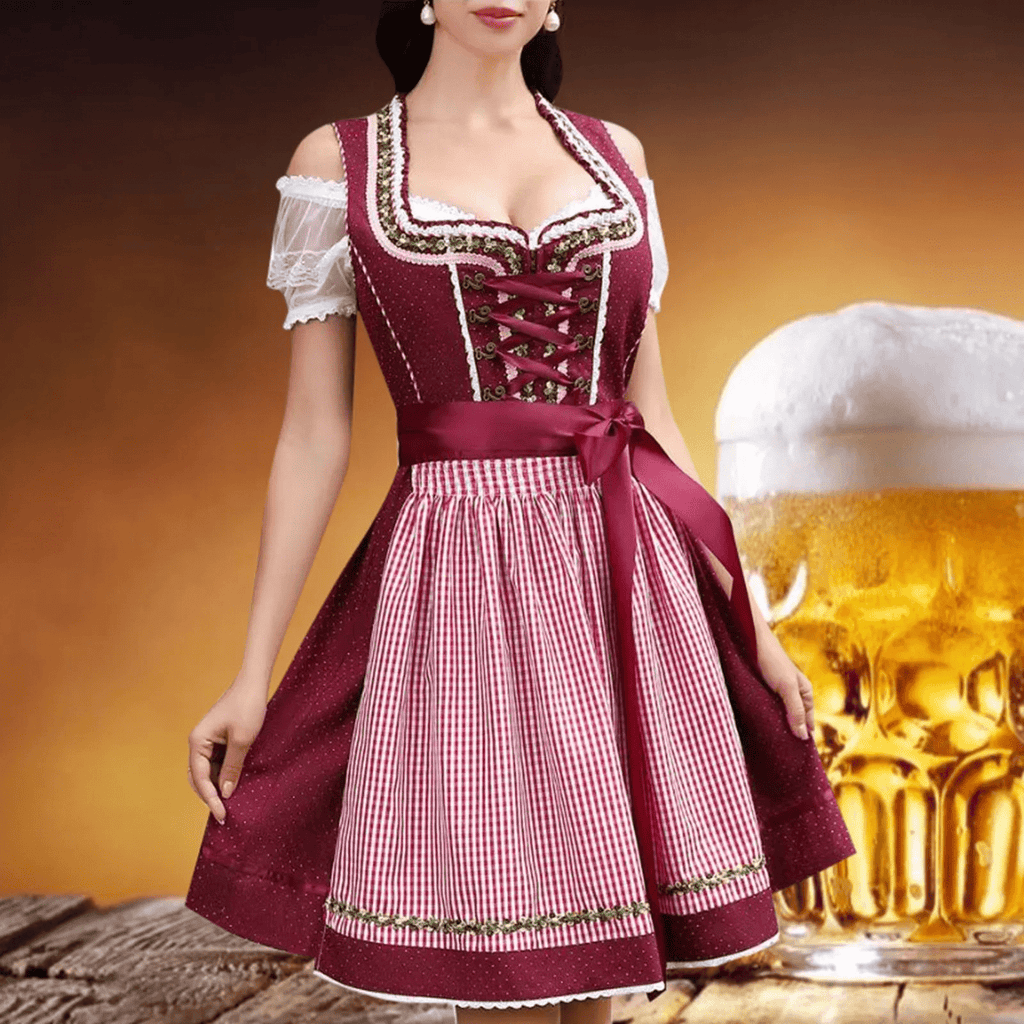 Primadon Kleider Johanna | Elegantes Trachtenkleid für Damen Oktoberfest