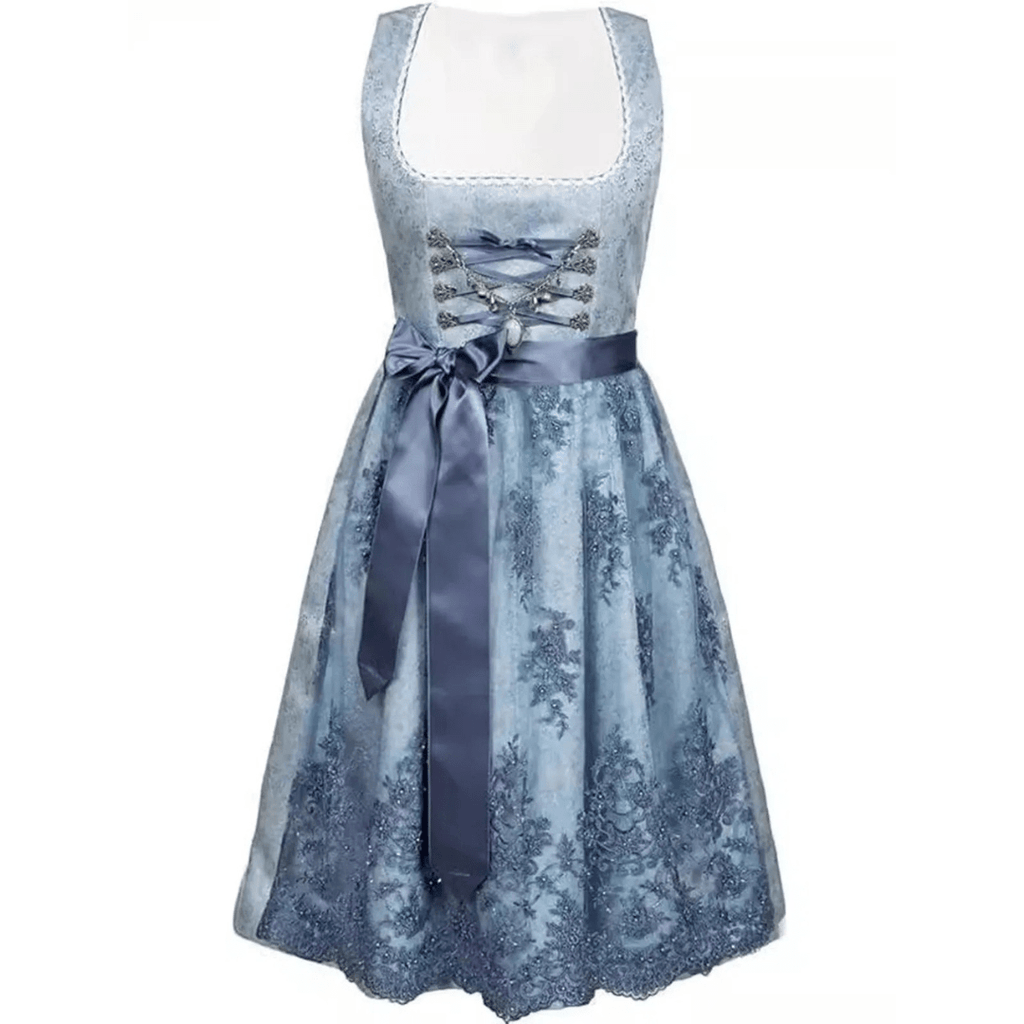 Primadon Kleider Karin | Elegantes Dirndlkleid für Damen schwarz Oktoberfest