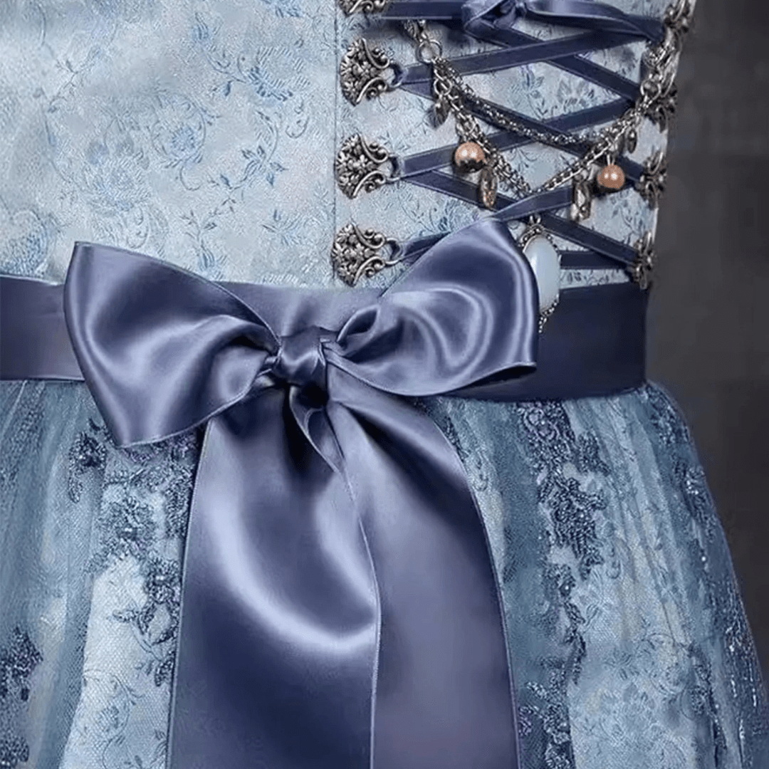 Primadon Kleider Karin | Elegantes Dirndlkleid für Damen schwarz Oktoberfest