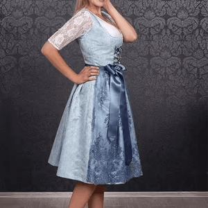 Primadon Kleider Karin | Elegantes Dirndlkleid für Damen schwarz Oktoberfest