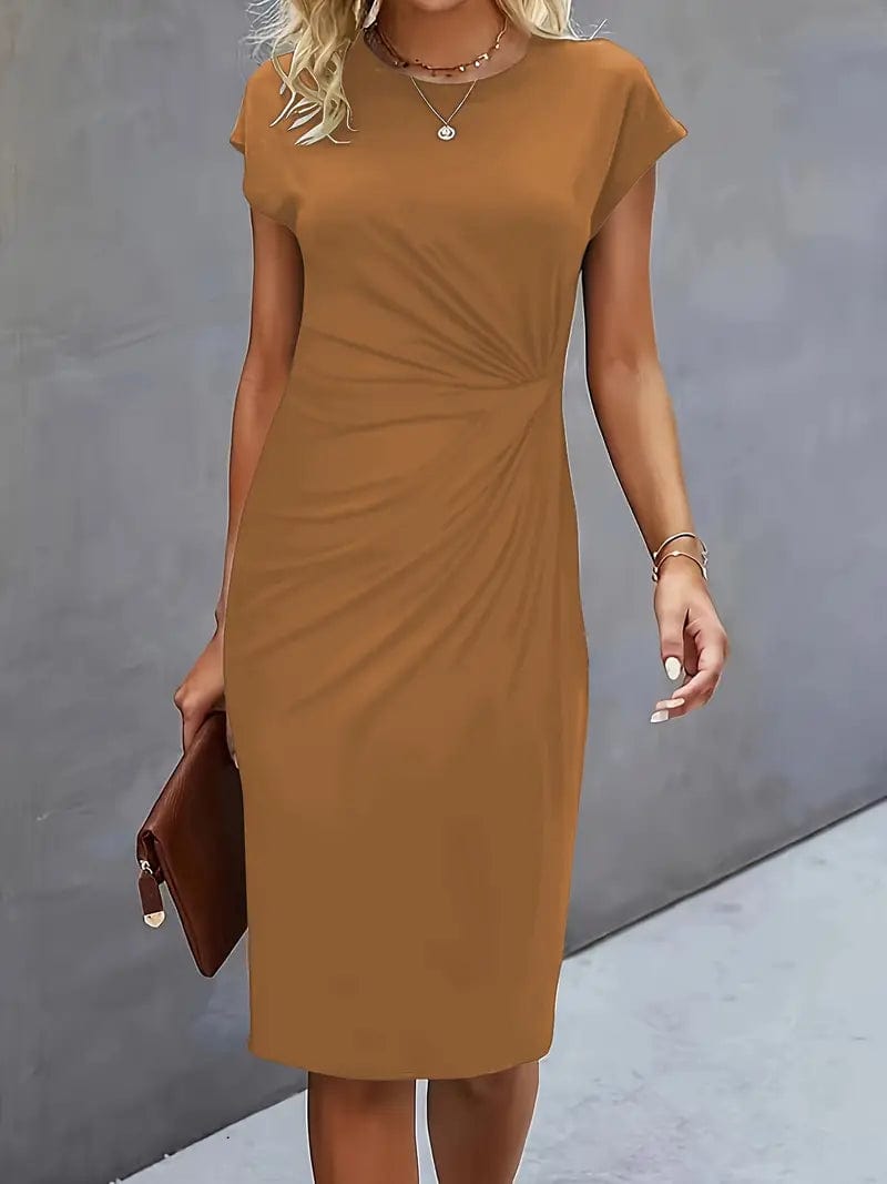 Primadon Kleider Khaki / XS Elizabeth | Elegantes Festliches Kleid für Damen Hochzeitsgast