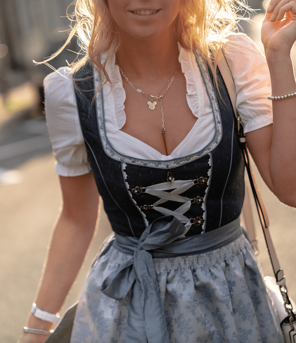 Primadon Kleider Lia | Elegantes Trachtenkleid für Damen mit Schürze