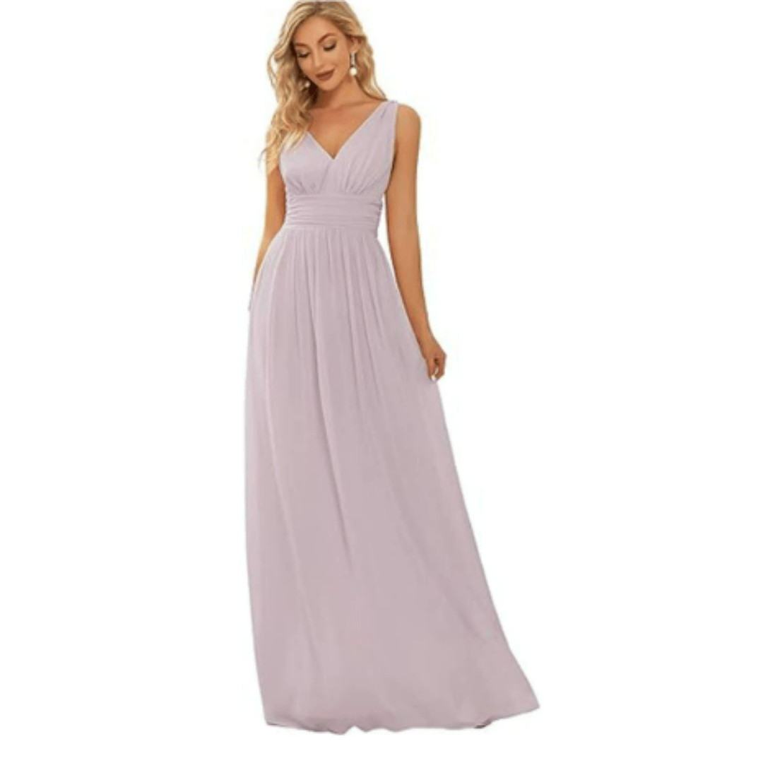 Primadon Kleider Rosa 2 / 32 Selina | fließendes Maxikleid für Damen ärmellos