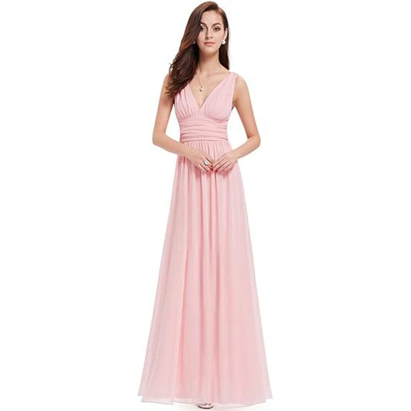 Primadon Kleider Rosa / 32 Selina | fließendes Maxikleid für Damen ärmellos