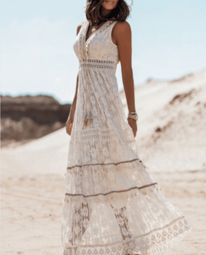 Primadon Kleider Sienna | luftiges Spitzenkleid für Damen boho